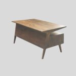 Wooden Office Table / Sheesham Wood Natural Lacquer Brown Finish (with four drawer) - Image 2