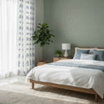 Premium Hand block Printed Blue Pottery Curtains