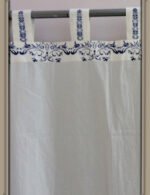 Premium Hand block Printed Blue Pottery Curtains - Image 6