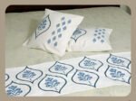 Premium Hand block Printed Buta Blue OG- Bed Runner  with 2 Cushion Covers