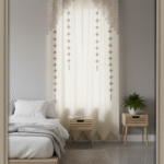 Premium Hand block Printed Brown Rectangular Curtains