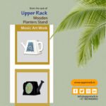 10'' Matte Black Metal Indoor Outdoor Vintage Plant Pot Stands – Flower Rack Corner Planter Holder for Living Room Balcony Garden Patio - Image 3