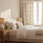 Premium Hand block Printed Yellow Floral OG Curtains
