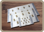 Special Block print Yellow Floral Bath/Hand/Face Waffle Towel set - Image 2