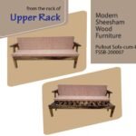 Upperrack decor Wooden Sofa Cum Bed FSSB-200007