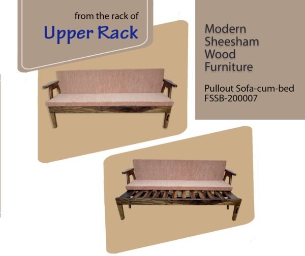 Upperrack decor Wooden Sofa Cum Bed FSSB-200007