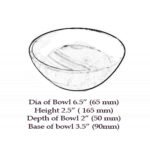 Wooden Bowl 6 ½ Diameter - Image 2