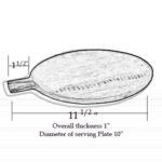 Wooden Serving Plate / Pizza Pan (12 Inch) - Image 3