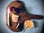 Wooden Serving Plate / Semi circular Shape (13”x15”) - Image 3