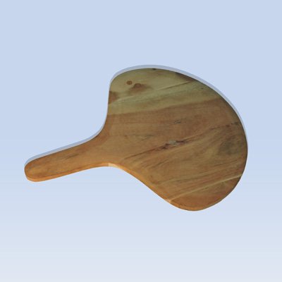 Wooden Serving Plate / Semi circular Shape (13”x15”)