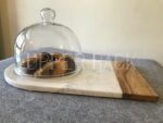 Wooden Marble Service Platter (16”X5”) - Image 3