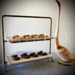 Marble Storage Dining Table Rack (16”X5”)