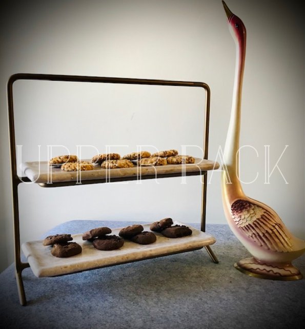 Marble Storage Dining Table Rack (16”X5”)
