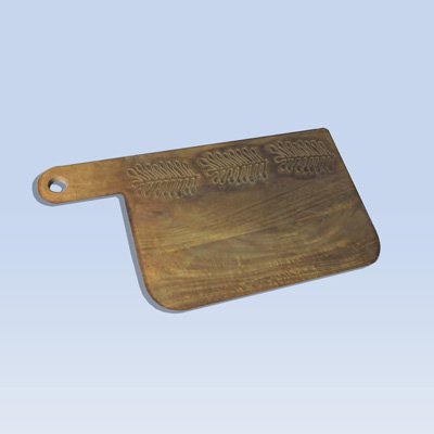 Wodden Chopping Board - with side handle  (19”X10”)