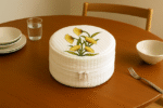 Dining Table Bread Box – Sun Flower all over 100% Cotton ,Cotton Cloth with thermal insulation