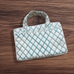 Quilted Laptop Sleeve | 16x10 Inch Stylish Padded Laptop Case | Soft Cotton Fabric | Lightweight Zip Closure | Travel Friendly  - 100% Cotton Cloth