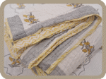 Hand block Printed Jaipuri Floral Mulmul Cotton Quilt / Razai for Double Bed - Image 3