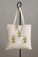 Tote Bag Yellow Floral- 100% Cotton Cloth - Image 3