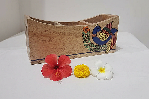 Royal Peacock Cutlery Stand