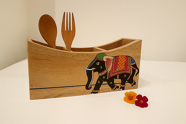 Royal Elephant Cutlery Stand