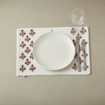100% Cotton Canvas Table Placemat  – Poppy Red OG - Image 5