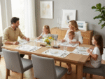 100% Cotton Canvas Table Placemat  – Yellow Floral MG - Image 2